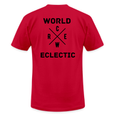 Wecrew Jersey T-Shirt by Bella + Canvas - red