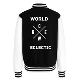 Wecrew Heavyweight Letterman Jacket - black/white