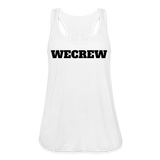 Women's Flowy work out  Tank Top - white