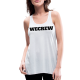 Women's Flowy work out  Tank Top - white