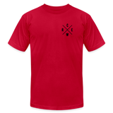 Wecrew Jersey T-Shirt by Bella + Canvas - red