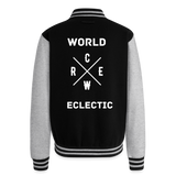 Wecrew Heavyweight Letterman Jacket - black/heather grey