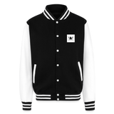 Wecrew Heavyweight Letterman Jacket - black/white