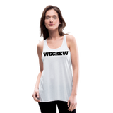 Women's Flowy work out  Tank Top - white