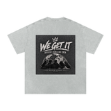 Wecrew Snow Washed Oversized Cotton T-Shirt