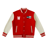 Wecrew Two-Tone Fleeced Varsity Jacket