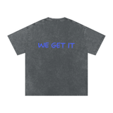 Wecrew Snow Washed Oversized Cotton T-Shirt