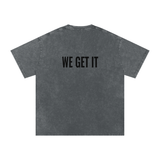 Wecrew Snow Washed Oversized Cotton T-Shirt