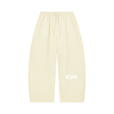 WECREW Waffle Barrel Leg Pants