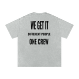 Wecrew Snow Washed Oversized Cotton T-Shirt