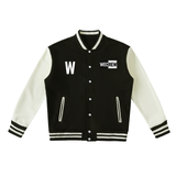 Wecrew Two-Tone Fleeced Varsity Jacket