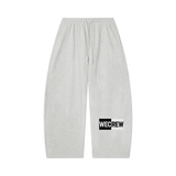 WECREW Waffle Barrel Leg Pants