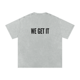 Wecrew Snow Washed Oversized Cotton T-Shirt