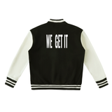 Wecrew Two-Tone Fleeced Varsity Jacket