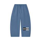 WECREW Waffle Barrel Leg Pants