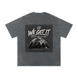Wecrew Snow Washed Oversized Cotton T-Shirt