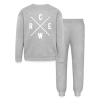 Wecrew Bella + Canvas  sweat suit - heather gray