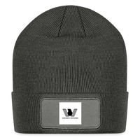 Wecrew Patch Beanie - charcoal grey