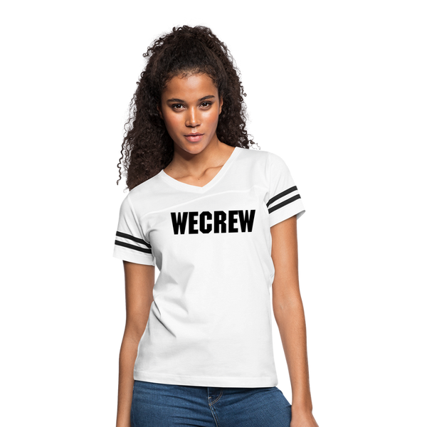 WECREW Women’s Vintage Sport T-Shirt - white/black